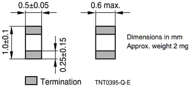 EPCOS / TDK B572xV2 0402-SMD-NTC-Thermistoren